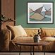 Abstract Collection Green Framed Art