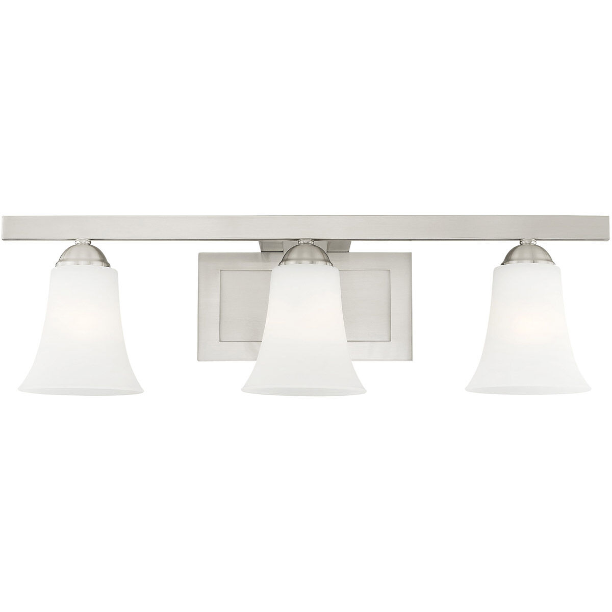 Ridgedale 3 Light 25 inch Brushed Nickel Bath Vanity Wall Light