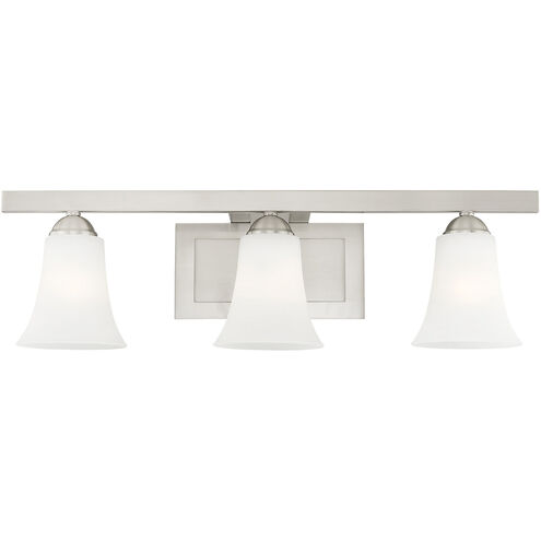 Ridgedale 3 Light 25 inch Brushed Nickel Bath Vanity Wall Light