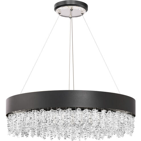 Soleil LED 26 inch Black Pendant Ceiling Light, Schonbek Signature