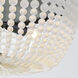 Rylee 4 Light 18.5 inch Matte Black Flush Ceiling Light