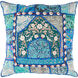 Karma 18 inch Sky Blue and Dark Green Pillow Kit