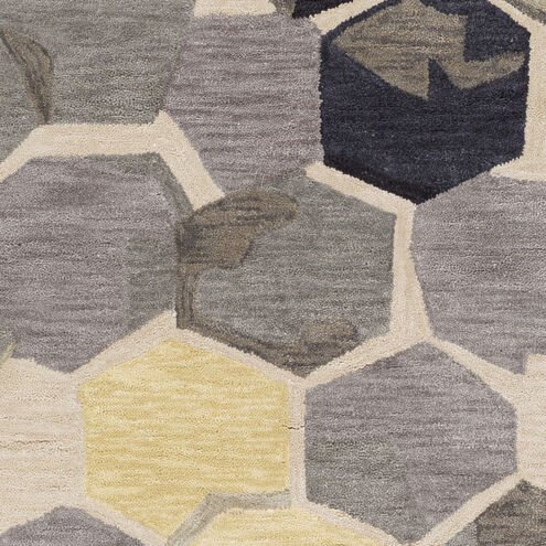 Rivera 120 X 96 inch Light Beige/Wheat/Olive/Brown/Yellow/Mustard Handmade Rug in 8 x 10, Polyester