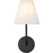 Ami Indoor Wall Sconce Wall Light in Matte Black