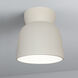 Radiance Collection 1 Light 7.5 inch Bisque Outdoor Flush Mount