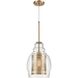 Herndon 1 Light 11 inch Antique Gold Pendant Ceiling Light