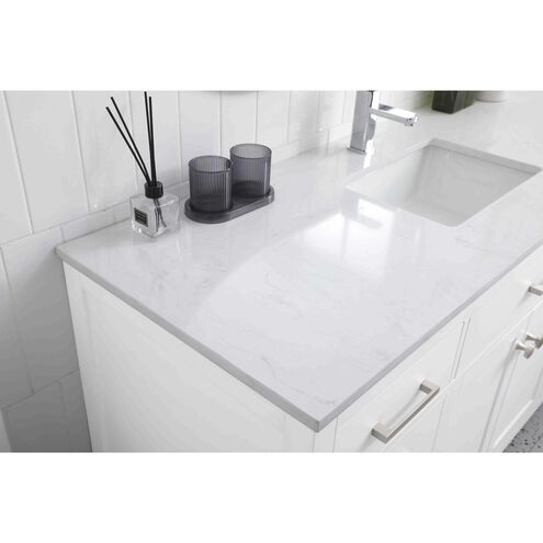 Lewis 60 X 22 X 34 inch White Vanity Sink Set