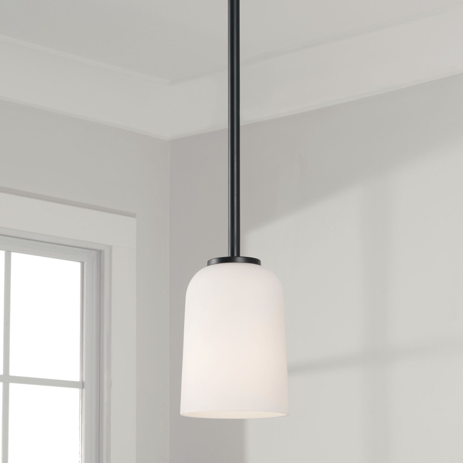 Lawson 1 Light 5 inch Matte Black Pendant Ceiling Light