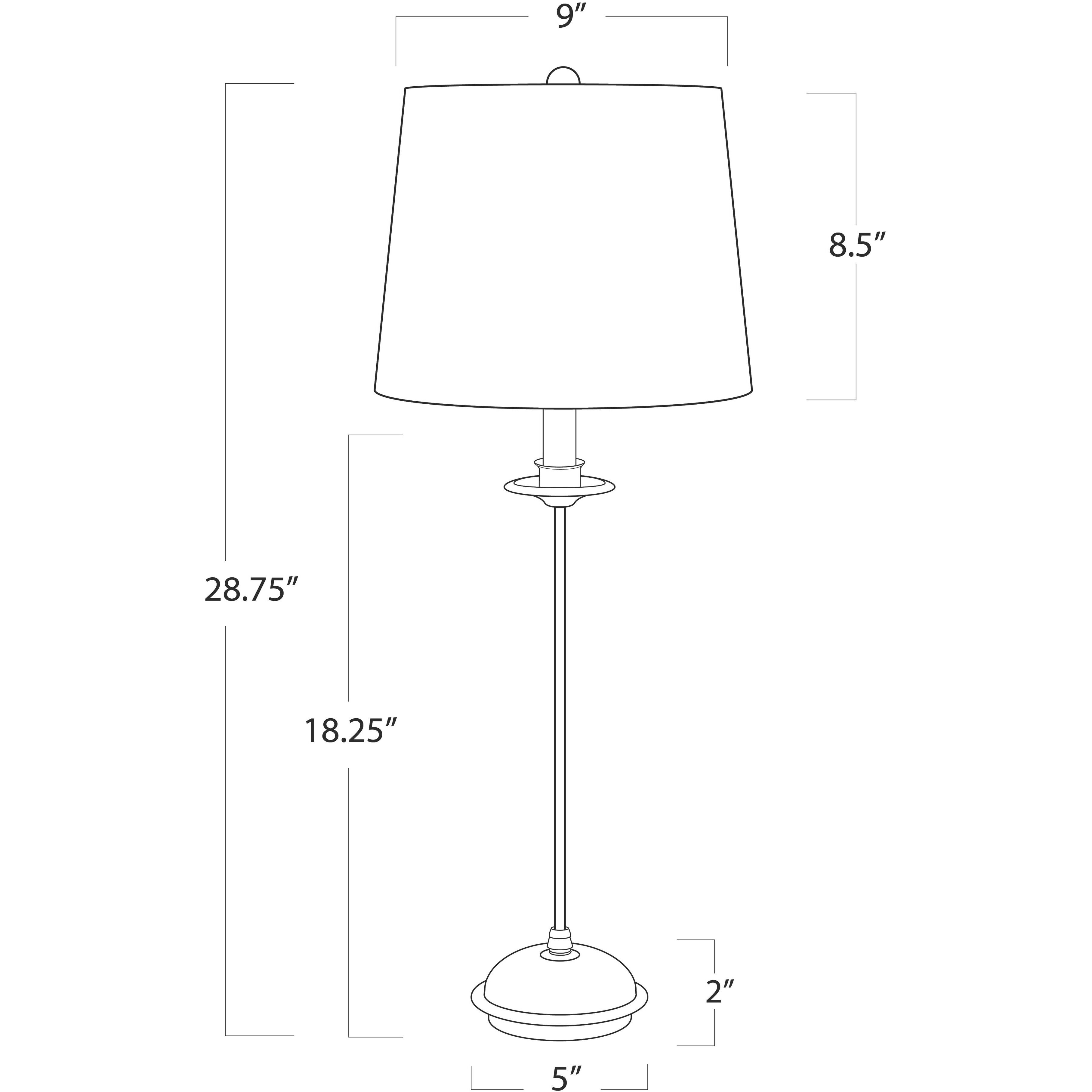 Fisher Stem 28.75 inch 60.00 watt Gold Leaf Table Lamp Portable Light, Buffet Lamp