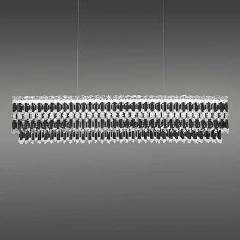 Tahitian LED 48 inch Black Linear Pendant Ceiling Light, Schonbek Signature
