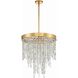 Winfield 5 Light 20 inch Antique Gold Chandelier Ceiling Light