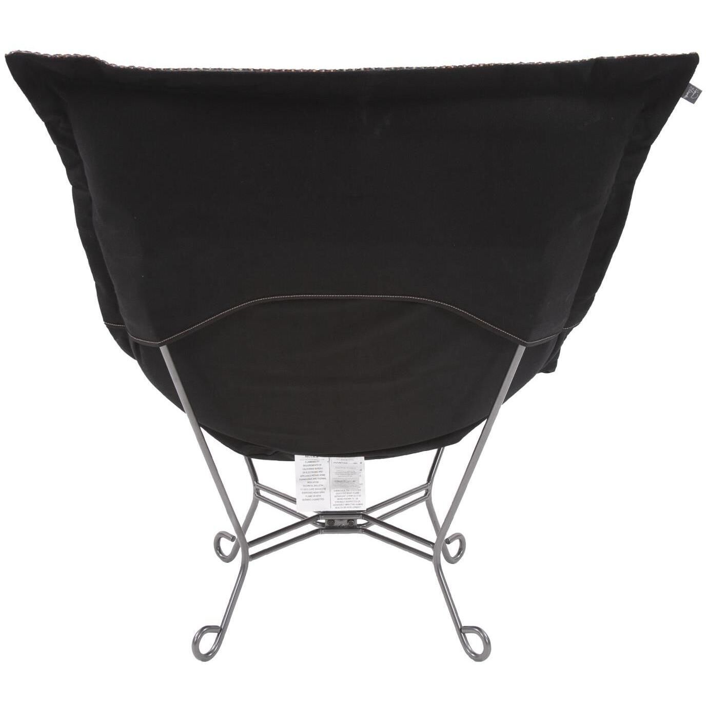 Scroll Puff Accent Chair