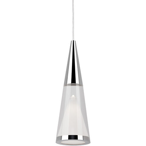 Malabar LED 3 inch Chrome Pendant Ceiling Light