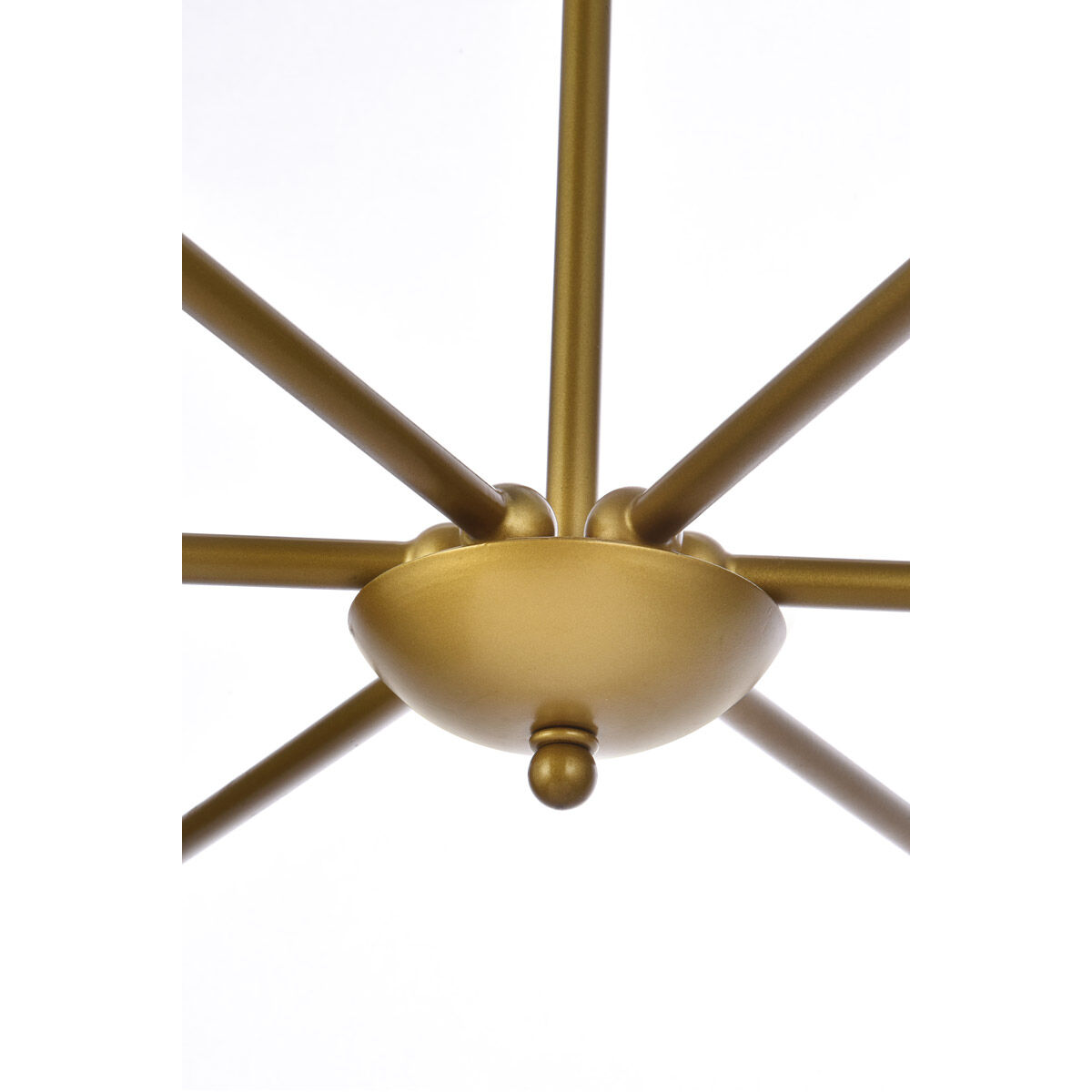 Cohen 6 Light 42 inch Black and Brass Pendant Ceiling Light