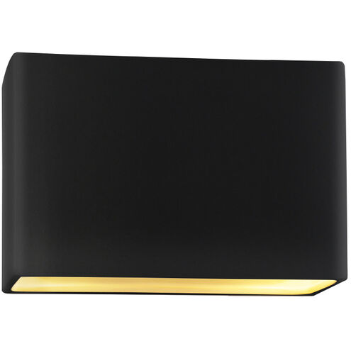 Ambiance 1 Light 10 inch Matte Black ADA Wall Sconce Wall Light