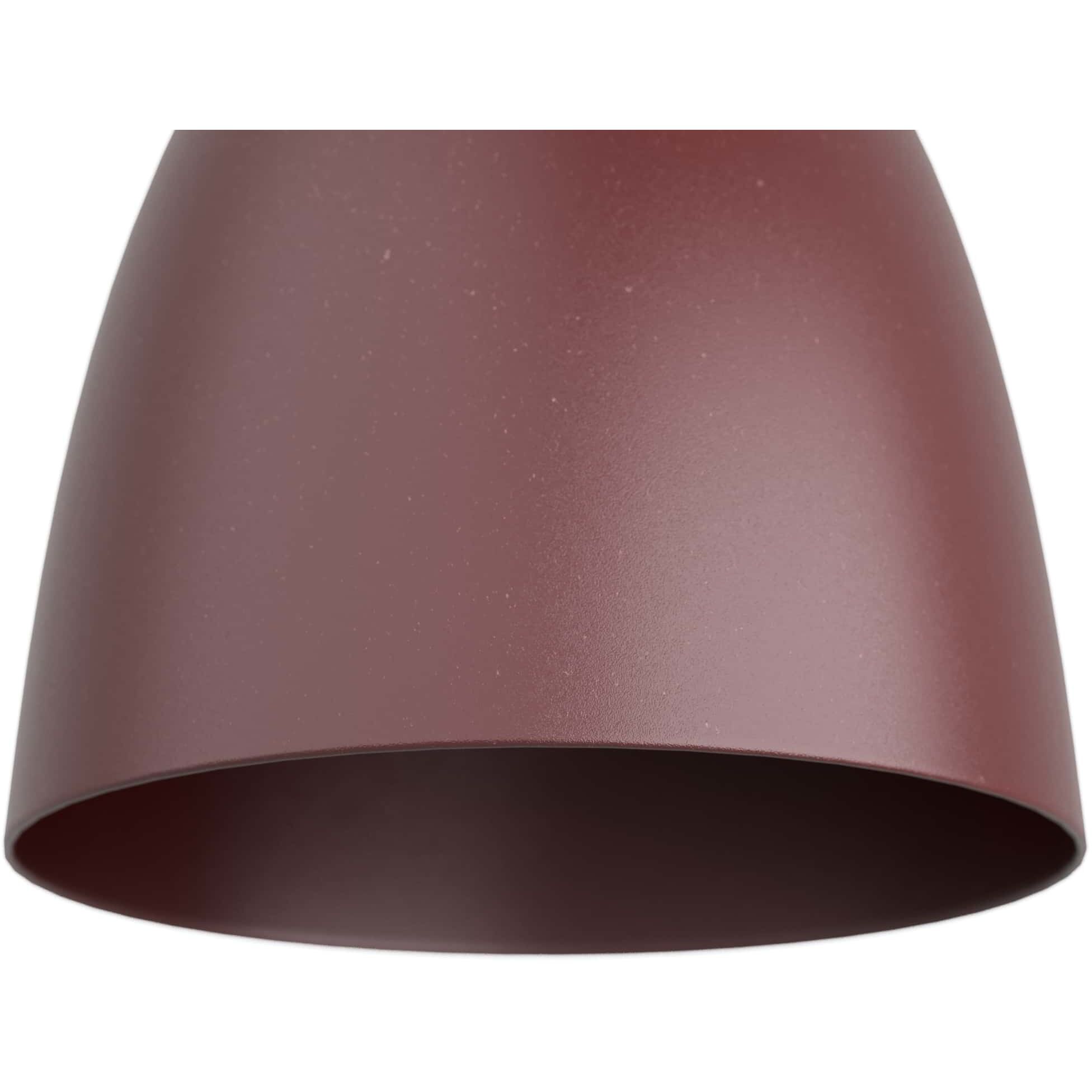 Wade 1 Light 8.5 inch Oxblood Flush Mount Ceiling Light