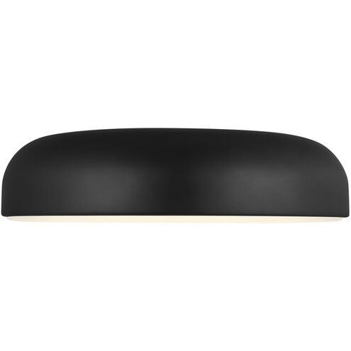 Sean Lavin Kosa LED 18 inch Nightshade Black Flush Mount Ceiling Light, Integrated LED