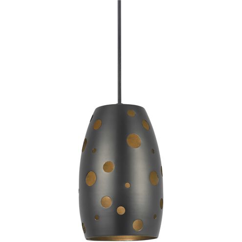 Signature 1 Light 6 inch Oil Rubbed Bronze Pendant Set Ceiling Light
