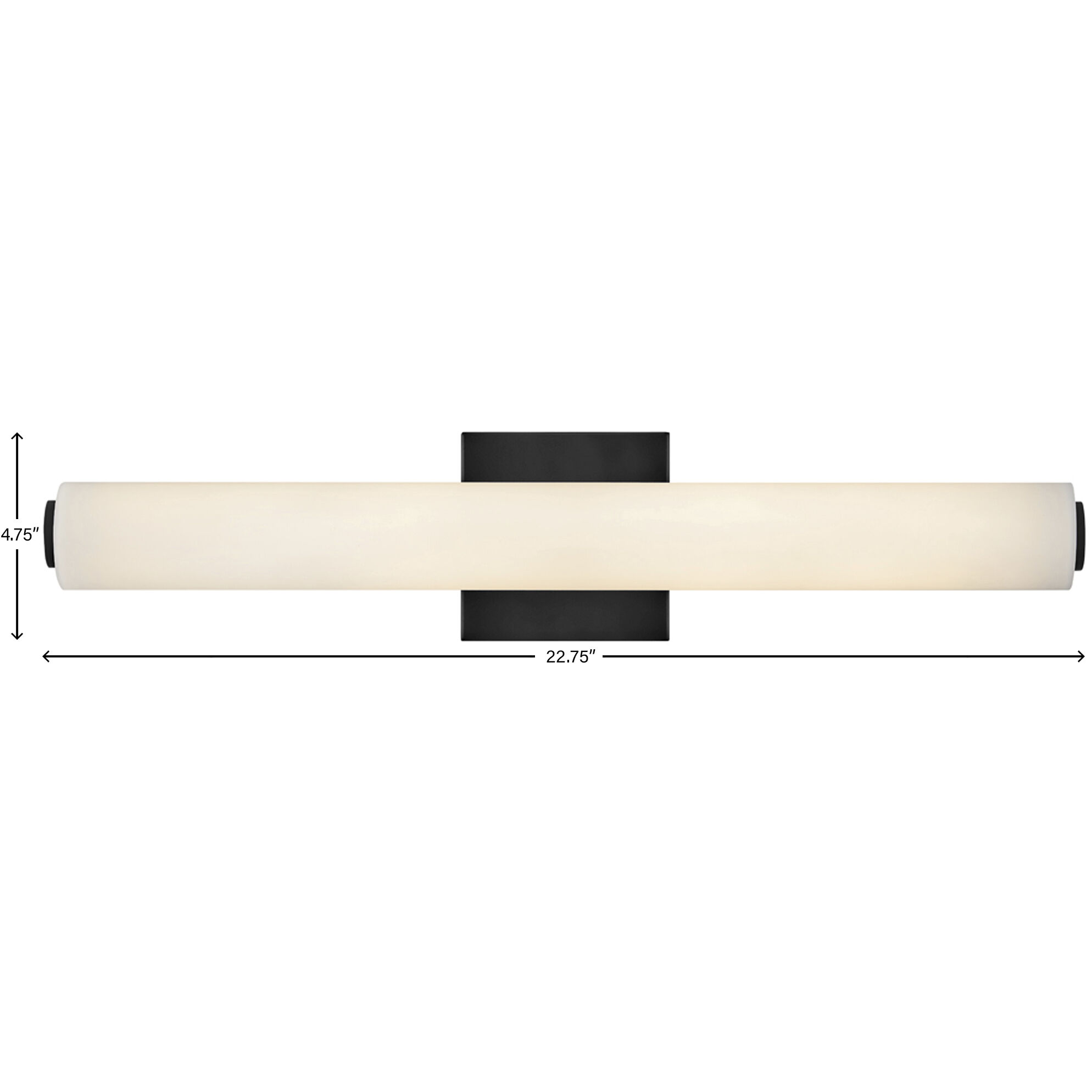 Marti LED 22.75 inch Black Bath Light Wall Light, Linear
