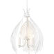 Cay 3 Light 14.38 inch Matte White Pendant Ceiling Light