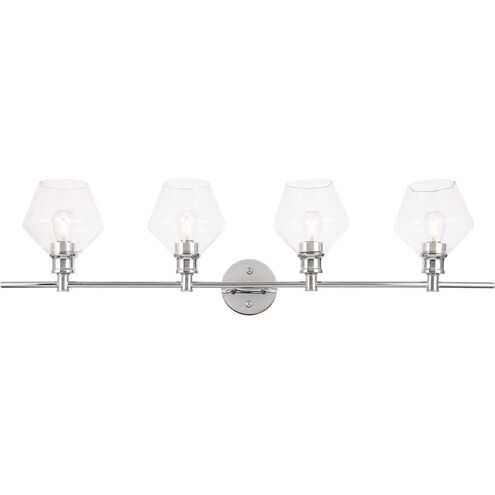 Gene 4 Light 38 inch Chrome Wall sconce Wall Light