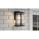 McAlister 1 Light 12 inch Earth Black Outdoor Wall Lantern