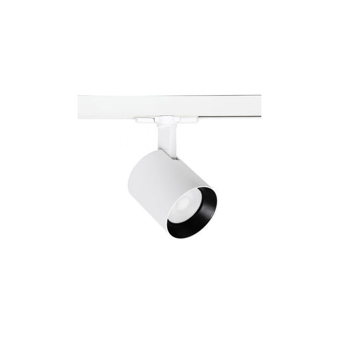 Lucio 1 Light 277 White Track Head Ceiling Light in 85, 2700K