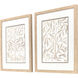 Woodland Animals Brown and Beige and Metallic and Neutral Framed Art, Propac