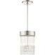 Norwich 3 Light 10 inch Brushed Nickel Chandelier Ceiling Light