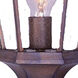 Richmond 1 Light 22 inch Burled Walnut Exterior Wall Mount