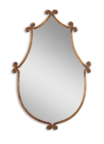 Ablenay 37 X 24 inch Antiqued Gold Wall Mirror
