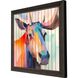 Animals Collection Angled Profile In A Dark Wood Framed Art