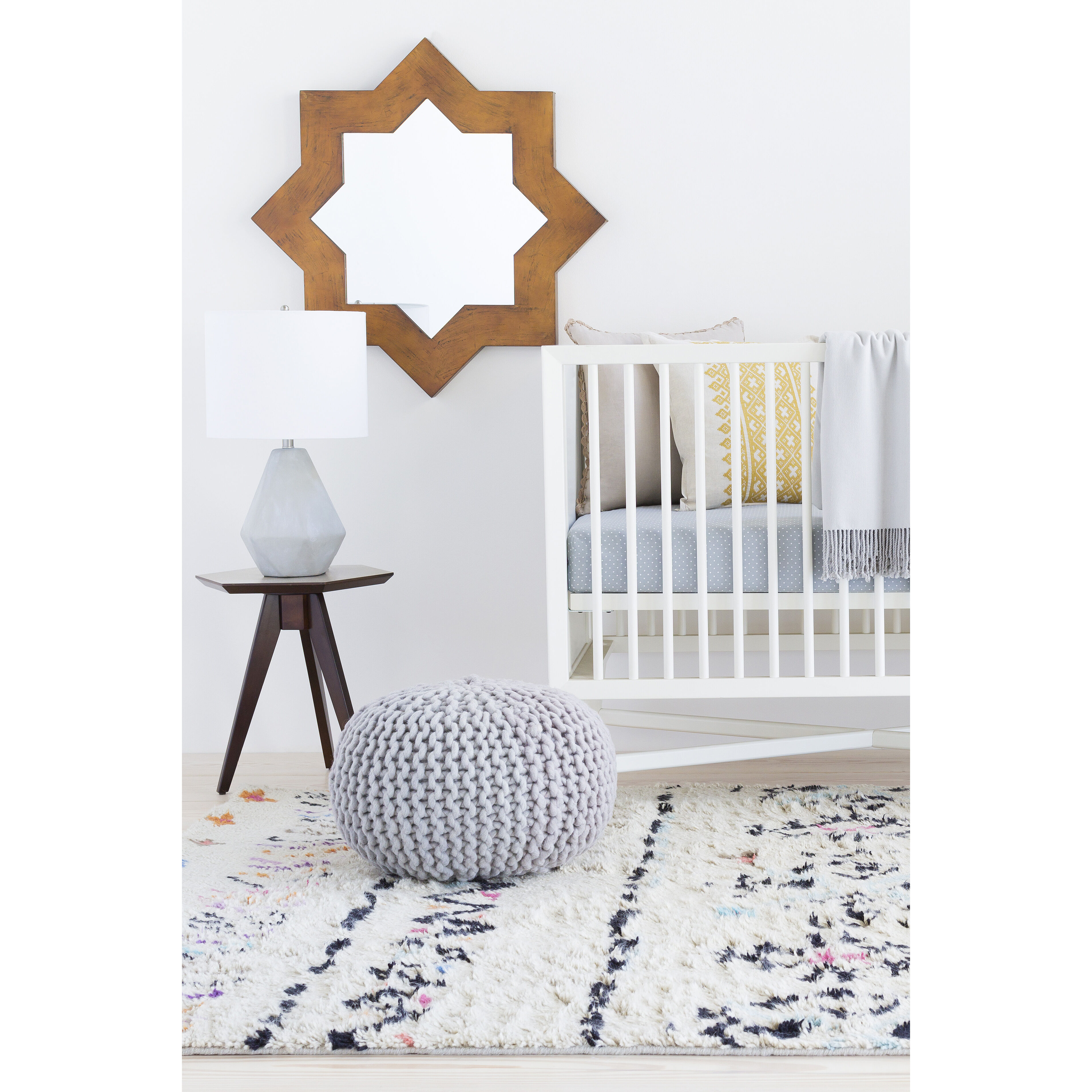 Riad 120 X 96 inch Ivory Rug in 8 x 10, Rectangle