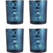 Reflections Azure Holiday Candleholder, Pillar
