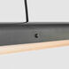 Avroko Ambrose Linear Chandelier Ceiling Light in Bronze