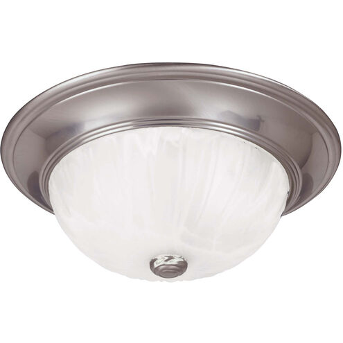 Stella 2 Light 11 inch Satin Nickel Flush Mount Ceiling Light, Essentials