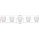Naya 5 Light 40 inch Modern Gold Bath Vanity Light Wall Light