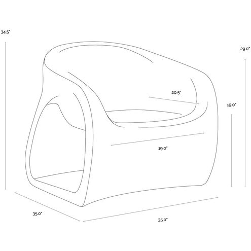 Orson Summer Sand Outdoor Lounge Chair