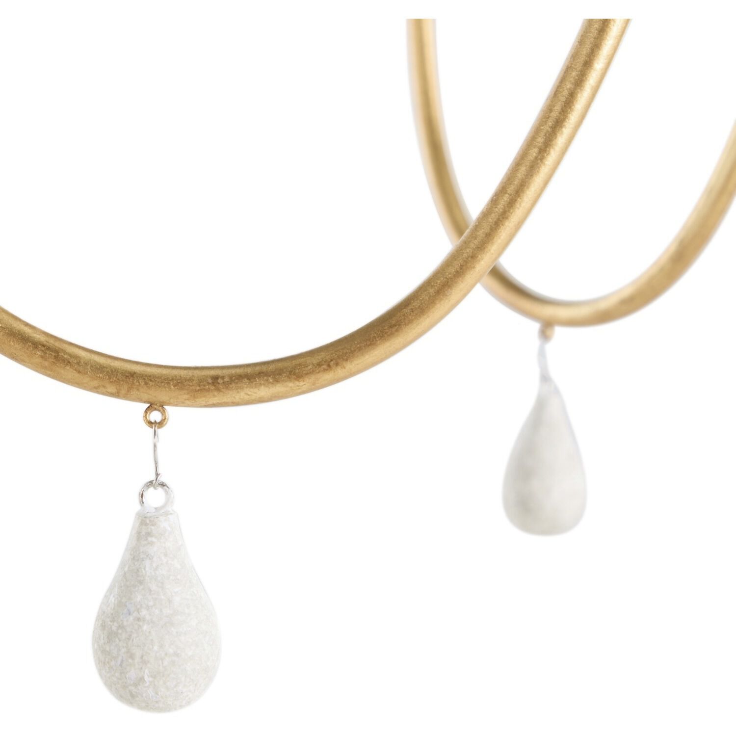 Clay 6 Light 31.5 inch Vintage Gold / Distressed Ivory Chandelier Ceiling Light