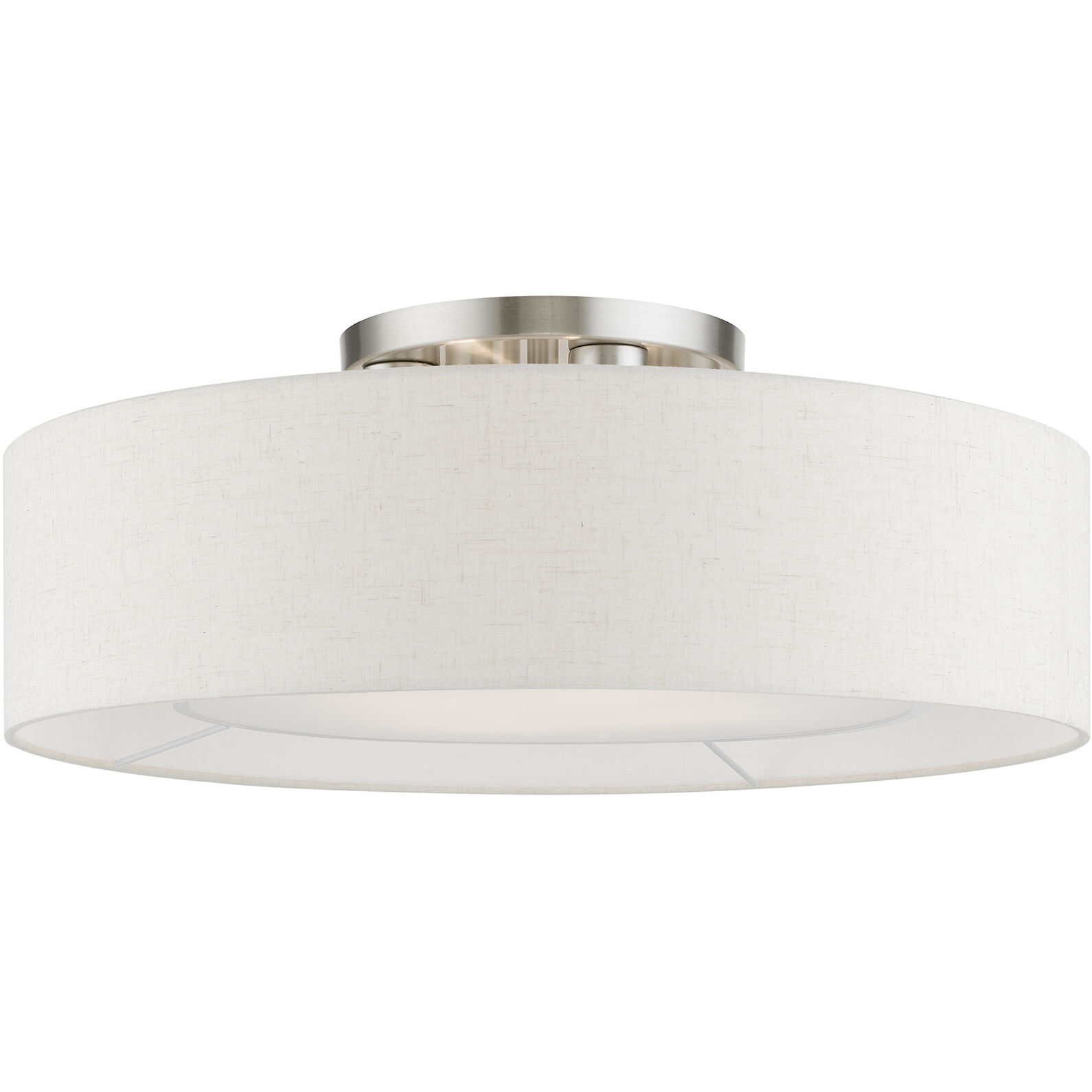 Ellsworth 4 Light 21 inch English Bronze Semi-Flush Ceiling Light