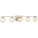 Nimbus 5 Light 29.63 inch Champagne Gold Wall Sconce Wall Light