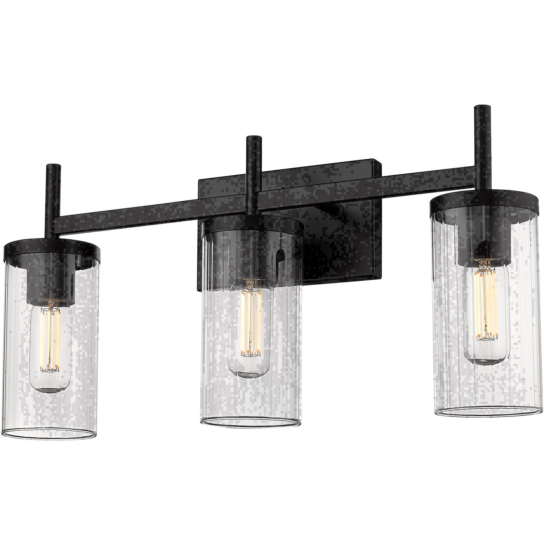 Winslett Vanity Wall Light in Matte Black