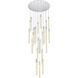 Weston 25 Light 42 inch Chrome Pendant Ceiling Light