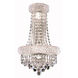 Primo 4 Light 12 inch Silver and Clear Mirror Wall Sconce Wall Light in Royal Cut