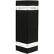 Summerside 2 Light 10.5 inch Black Outdoor Sconce