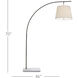 Cloister 70 inch 75 watt Oil Rubbed Bronze and White Floor Lamp Portable Light