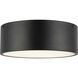 Alora Mood Brisbane 2 Light 12 inch Matte Black Flush Mount Ceiling Light
