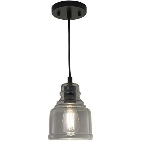 Millie LED 6 inch Matte Black Mini Pendant Ceiling Light