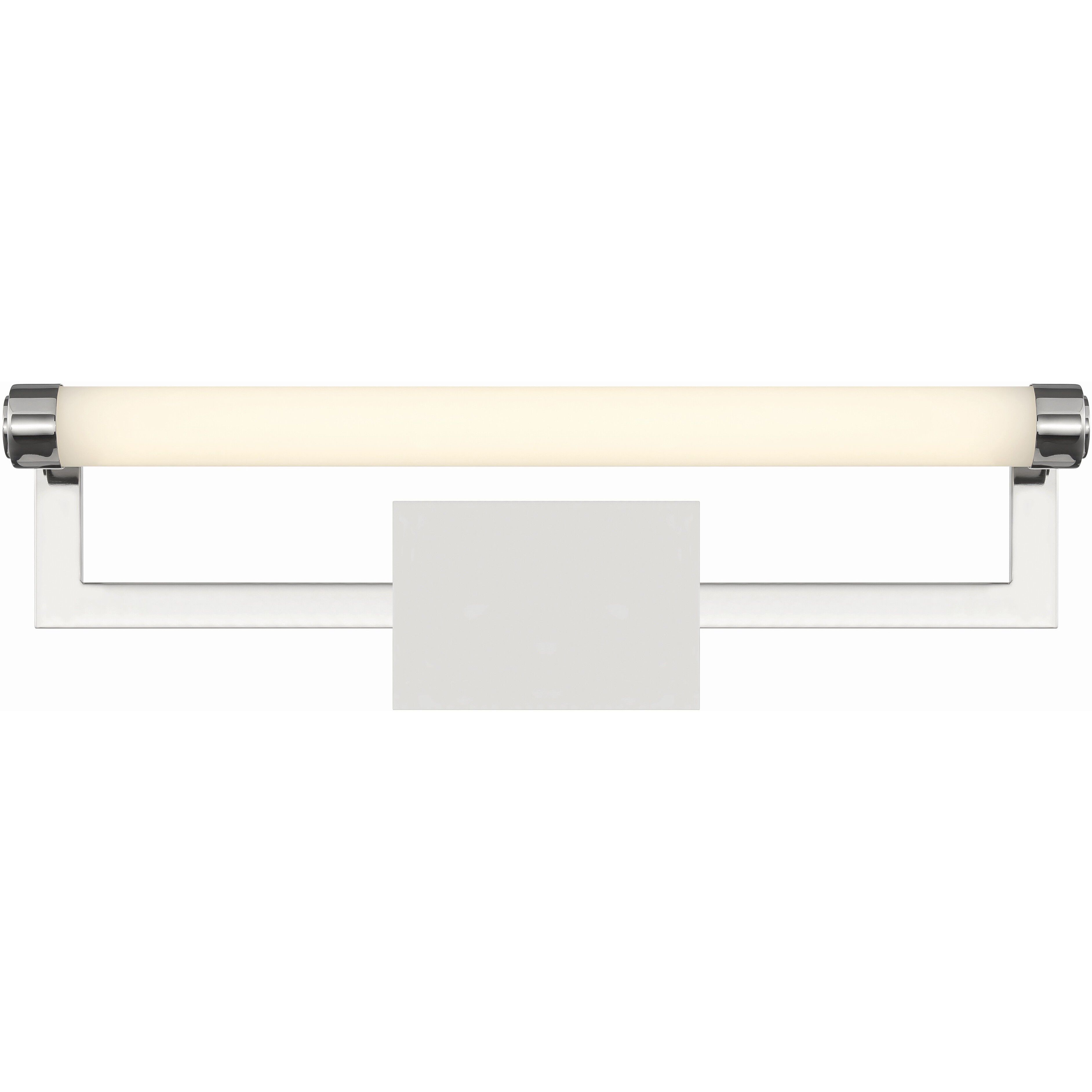 Clinton 28 watt 26.25 inch Polished Nickel Picture Light Wall Light