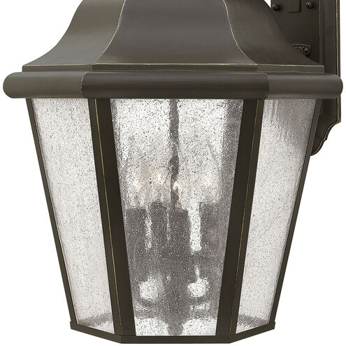 Estate Series Edgewater Outdoor Wall Mount Lantern in Oil Rubbed Bronze, Non-LED, Large
